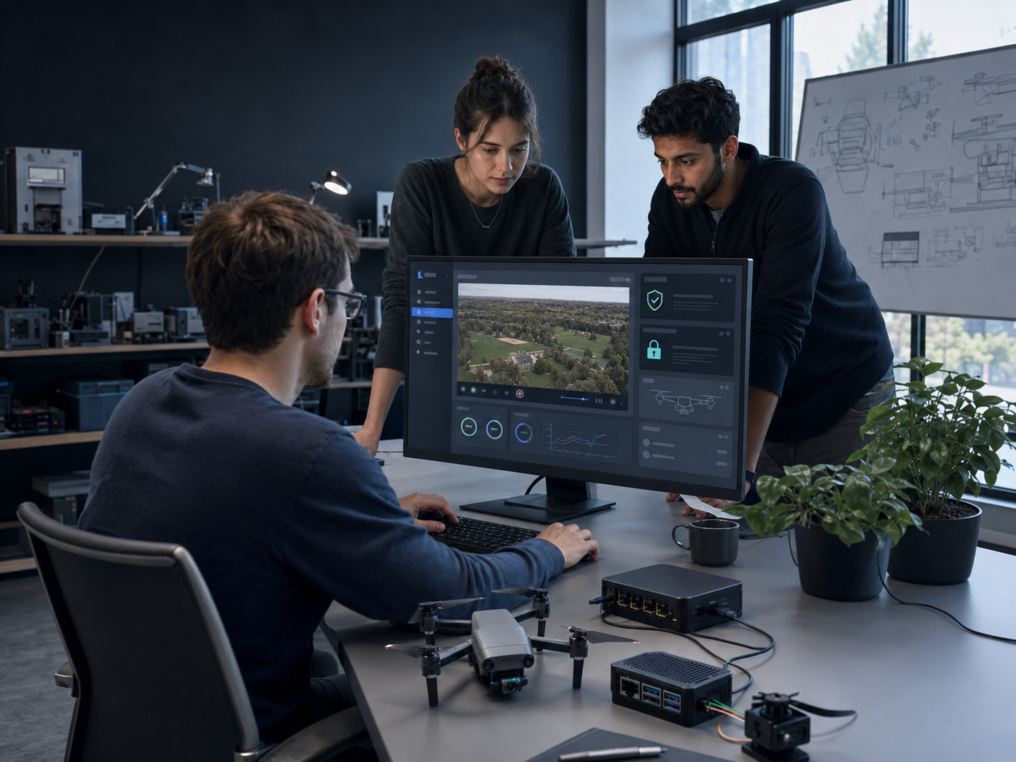 DroneSentinel secure aerial imagery platform